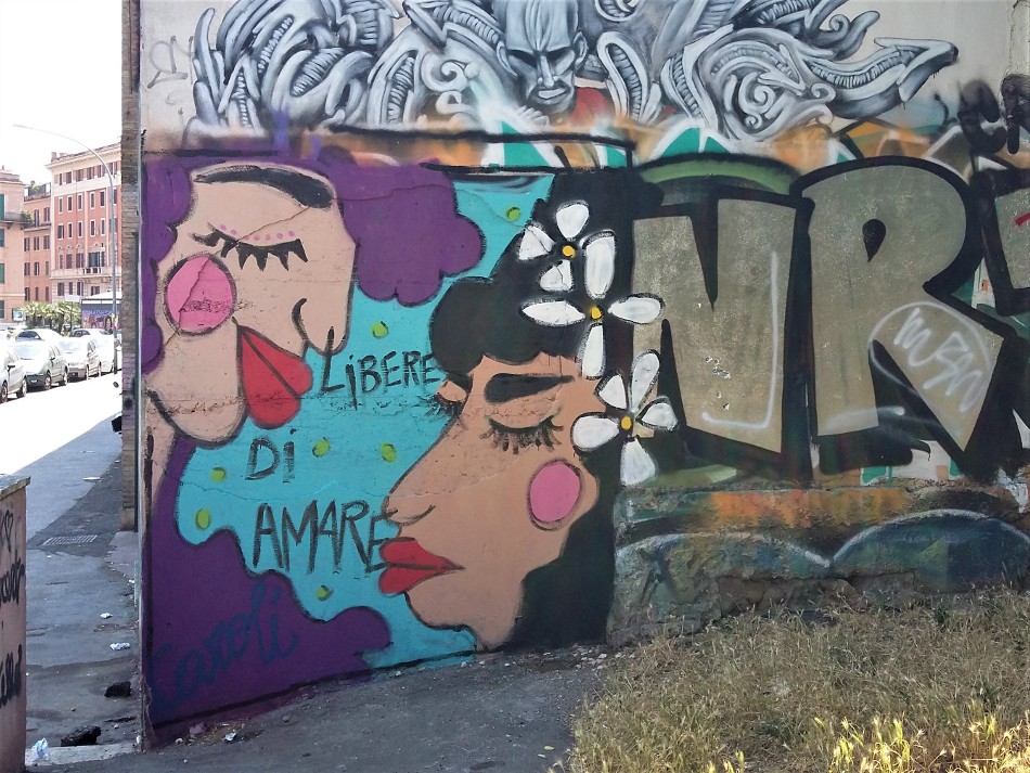 Carolì (Carolina Blanco RA-IT), Libere di amare, 2017 - Via Fra Albenzio Carolì (Carolina Blanco RA-IT), Libere di amare, 2017 - Via Fra Albenzio