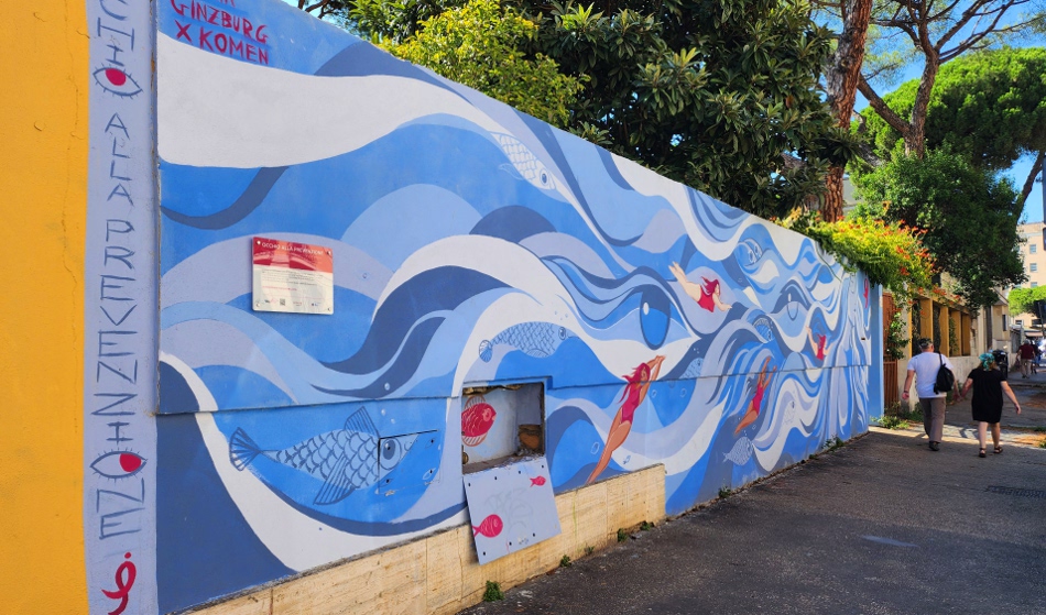 Maria Ginzburg (IT), Occhio alla prevenzione, 2023 (foto 2023) - via Vittor Pisani Maria Ginzburg (IT), Occhio alla prevenzione, 2023 (foto 2023) - via Vittor Pisani