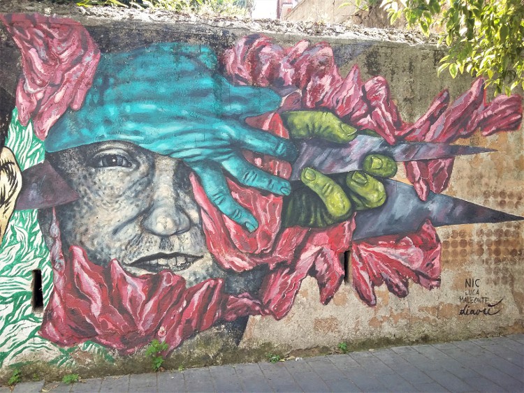 Nic Alessandrini (IT), Melting Faces& Stories & Districts - via dell'Acqua Bullicante Nic Alessandrini (IT), Melting Faces& Stories & Districts - via dell'Acqua Bullicante