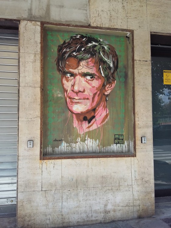 Diavù (IT), P.P.Pasolini - via dell'Acqua Bullicante Diavù (IT), P.P.Pasolini - via dell'Acqua Bullicante