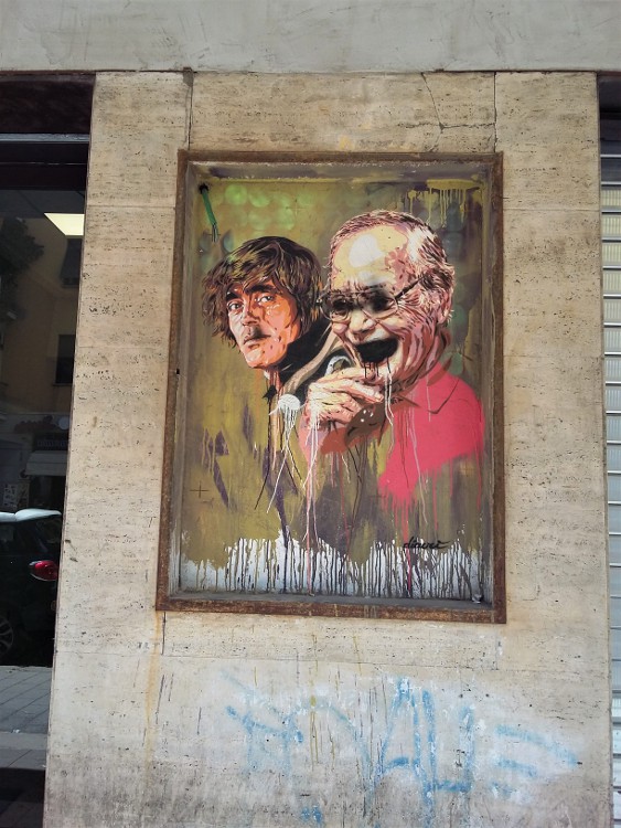 Diavù (IT), Sergio i Franco Citti - via dell'Acqua Bullicante Diavù (IT), Sergio i Franco Citti - via dell'Acqua Bullicante