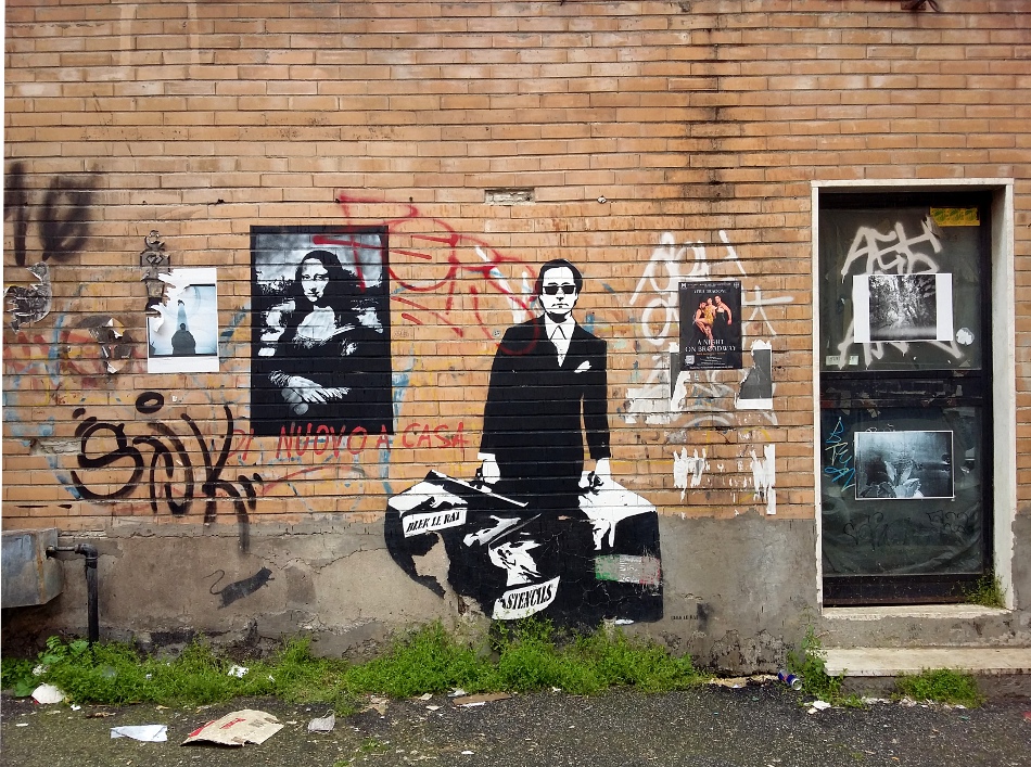 Blek le Rat (Xavier Prou FR), 2015 (foto 2022) - via Gabrio Serbelloni 50 Blek le Rat (Xavier Prou FR), 2015 (foto 2022) - via Gabrio Serbelloni 50